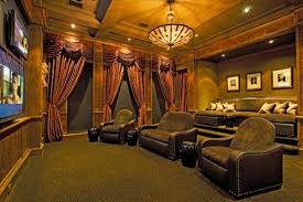 Old World Theater Room Like The Sofa In Back Interesting Concept Home Theater Curtains Small Media Rooms Theater Room Design