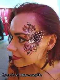 Grown Up Glitz Eye Face Painting Face Painting Designs Girl Face Painting