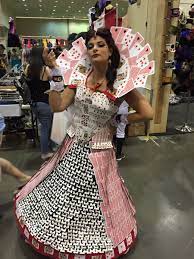 Get inspiration and product updates via email. Attractions Magazine On Twitter This Cosplayer Made Her Dress Entirely Out Of Playing Cards Megaconvention