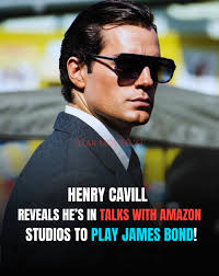Henry Cavill just revealed that he is in talks with Amazon Studios to play  James Bond in an upcoming project! From Superman to 007? Fans are already  hyped to see Cavill bring