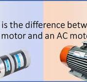 What is the difference between a DC motor and an AC motor?