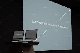 Computer On Stage Mockup 13 Poses Mockup Computer Design Projects