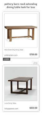 Terrie bugay • 5 pins. Pottery Barn Reed Extending Dining Table Look For Less Extendable Dining Table Dining Dining Table