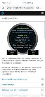 Internet speed is measured in kbps or mbps, and higher the values higher the speeds. Garbage Internet Speeds At T Community Forums