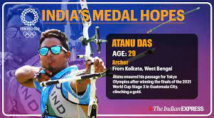 Tokyo japan, july 19 (ani): Atanu Das India S Top Archer Aims For His First Olympic Medal Olympics News The Indian Express