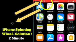 Iphone Spinning Wheel At Top While Home Screen On Solution Youtube