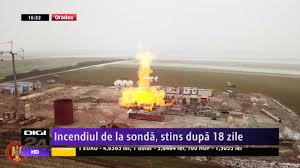 Incendiu la sonda din satu mare: Isu Satu Mare FlacÄra Incendiului De La SondÄ A Fost StinsÄ