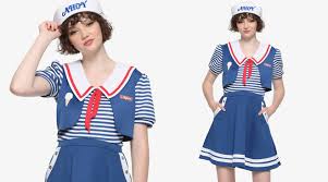 Scooping ice cream all afternoon can be a chore. Here S Where To Buy Steve And Robin S Scoops Ahoy Outfits From Stranger Things 3 Popbuzz