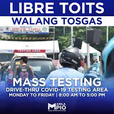 Manila Launches Free Drive Thru Covid 19 Tests Also Available To Non Manila Residents