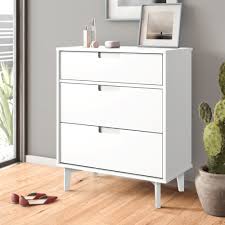 Get the best deals on tallboy dressers & chests of drawers. Allmodern Dorinda Groove Handle Wood 3 Drawer Chest Reviews Wayfair