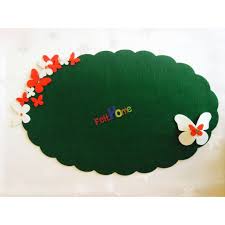 Laila Amerikan Servis 4 Lu Set Kece Felthome Placemat 439 Elisi Fikirleri Kece Kece Cicekler