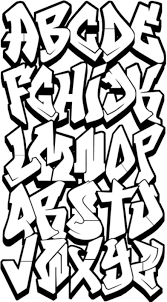 Fill in the outlines with basic colors, then add darker tones to accent the letters. Old School Graffiti Letter Alphabet Novocom Top