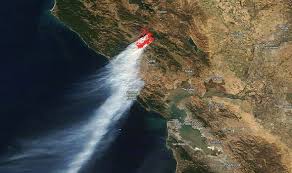 How many wildfires are in the united states? Kincaid Fire Nasa Satellite Captures Devastation Of California Wildfire From Above Science News Express Co Uk