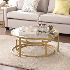 Evie 2 Piece Coffee Table Set Living Room Coffee Table Nesting Coffee Tables Nesting Cocktail Table