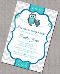 Printable Boy Baby Shower Invitation With Owl Owl Baby Shower Chevron Shower Inv Owl Baby Shower Baby Shower Invitations For Boys Owl Baby Shower Invitations