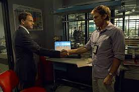 British actor jonny lee miller of elementary and dexter fame will be portraying u.k. Jonny Lee Miller And Michael C Hall In Dexter Season 5 In The Beginning C 2010 Showtime Randy Tepper Assignment X Assignment X