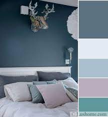 Wake up a boring bedroom with these vibrant paint colors and color schemes and get ready to start the day right. Bluish Gray And White Decorating Ideas Soften And Styled By Purple And Green Pastels