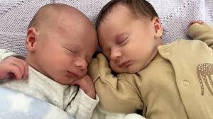 Twins plus babies with bubbly smiles born
