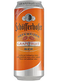 Schofferhofer Hefeweizen Grapefruit Fruit Beer Radler Beer Beer