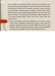 Menciptakan situasi dan suasana kerja yang dilandasi oleh rasa kekeluargaan sehingga. Aplikasi Dupak Excel Pengawas Sekolah Guru Pendidik 03 Usul Penilaian