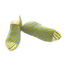 Hand Knitted Green Socks Silk Route Global Product