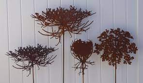 Garten amphore mit griffen, französische vase, renaissance kratervase, gusseisen. Garten Stecker Wilde Mohre Queen Anne S Lace Rusty Passion