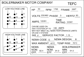 Since the motor is a 230/460, and you have a 208v supply, you would wire it low voltage. Electric Motor Nameplate Details Explained Induction Motor Nameplate Electrical Academia
