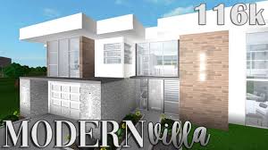 Bloxburg Modern Villa 116k Youtube I love building bloxburg houses! bloxburg modern villa 116k