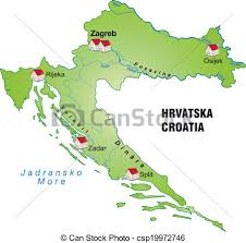 Le mete più belle da scoprire in croazia, con tanti consigli e luoghi poco conosciuti. Mappa Croazia Mappa Infographic Croazia Verde Canstock
