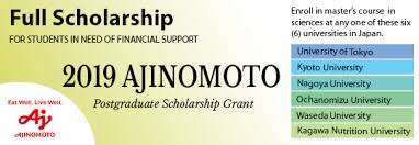 As malaysian education institutions believe in attracting the best talents. Ajinomoto Adds More Japanese Unis To Postgrad Scholarship Grant Manila Republic