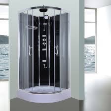 Aeros 11000 Corner Luxury Shower Enclosure In Black Luxury Shower Shower Cubicles Luxury Shower Enclosures