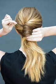 Super Easy Hairstyles You Can Do In Less Than A Minute Easy Hairstyles Hair Styles French Twist Hair