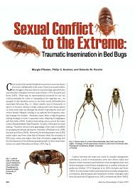 Nobody really likes dealing with creepy crawlies and pests, but just like family members you don't like and the looming specter of death that hangs over us. Pdf Sexual Conflict To The Extreme Traumatic Insemination In Bed Bugs