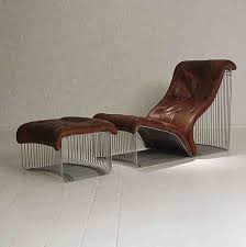 Chaise Longue And Stool Design Verner Panton Original Leather 1stdibs Com Iconic Furniture Ottoman Design Design