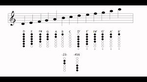 Tin Whistle Notes And Fingering Charts