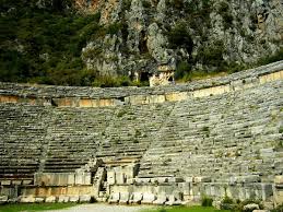 Demre/antalya (1,925.69 mi) kale, antalya province, turkey, 07570. Background Image Roman Theatre Of Myra Myra Ancient Top Free Images