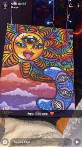 Pin By Zoe Harney On Painting In 2020 Trippy Painting Art Alien Girl