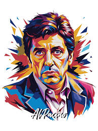 Al Pacino #1 in WPAP Pop Art by Vector Artnesia