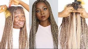 Easy Diy Brown Blonde Highlights Box Braids Youtube See more ideas about box braids, blonde box braids, braided hairstyles. easy diy brown blonde highlights box braids