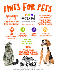 Miracles happen when we work together. Riverhorse Fundraiser Easel Animal Rescue League Pet Adoptions