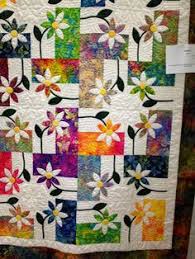 The blocks are easy four patch. 240 Flower Quilts Ideas Flower Quilts Quilts Quilt Patterns