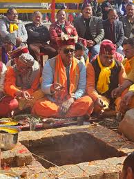 नव निर्मित मंदिर मे विराजमान हुए भगवान बद्रीविशाल के खजांची श्री कुबेर जी ।।