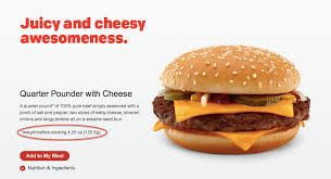1% low fat milk jug, reduced sugar* chocolate milk, dasani® water or honest kids® appley ever after® organic juice drink. Mcdonald S Officially Beefs Up The Quarter Pounder Could Prices Be Increasing Too Consumerist