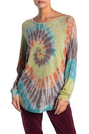 Retro Swirl Tie Dye Top