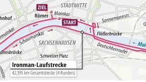 Die athletinnen und athleten legen dabei erst 3,86 kilometer schwimmend, 180,2 kilometer auf dem fahrrad und danach noch eine volle marathondistanz von 42,195 km zurück. Ironman Frankfurt Eiserner Willen Eiserne Nerven