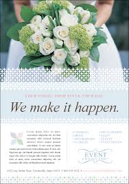 Wedding Planner Brochure Samples Google Search Event Planning Brochure Brochure Sample Event Brochure