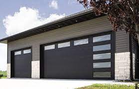 Garage door windows down side. Modern Garage Door With Windows Modern Garage Doors Garage Doors Modern Garage