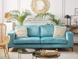 5 out of 5 stars with 1 ratings. 3 Seater Velvet Sofa Light Blue Vadstena Ex Factury At Fair Price Right To Return Within 100 Days