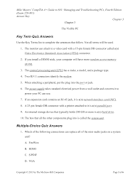 The new ninth edition also features extensive updates to reflect current. Key Term Quiz Answers Multiple Choice Quiz Answers