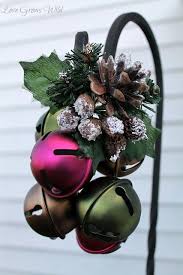 Jingle Bells Hung On A Garden Hook By Love Grows Wild A Great Way To Use Garde Easy Christmas Decorations Outdoor Christmas Decorations Christmas Decorations